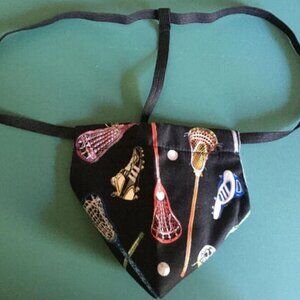Mens LACROSSE STICK Game Equipment String Thong Male Underwear